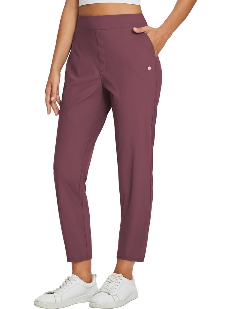 Womens Travel Pants Lightweight Stretch with Zipper Pockets