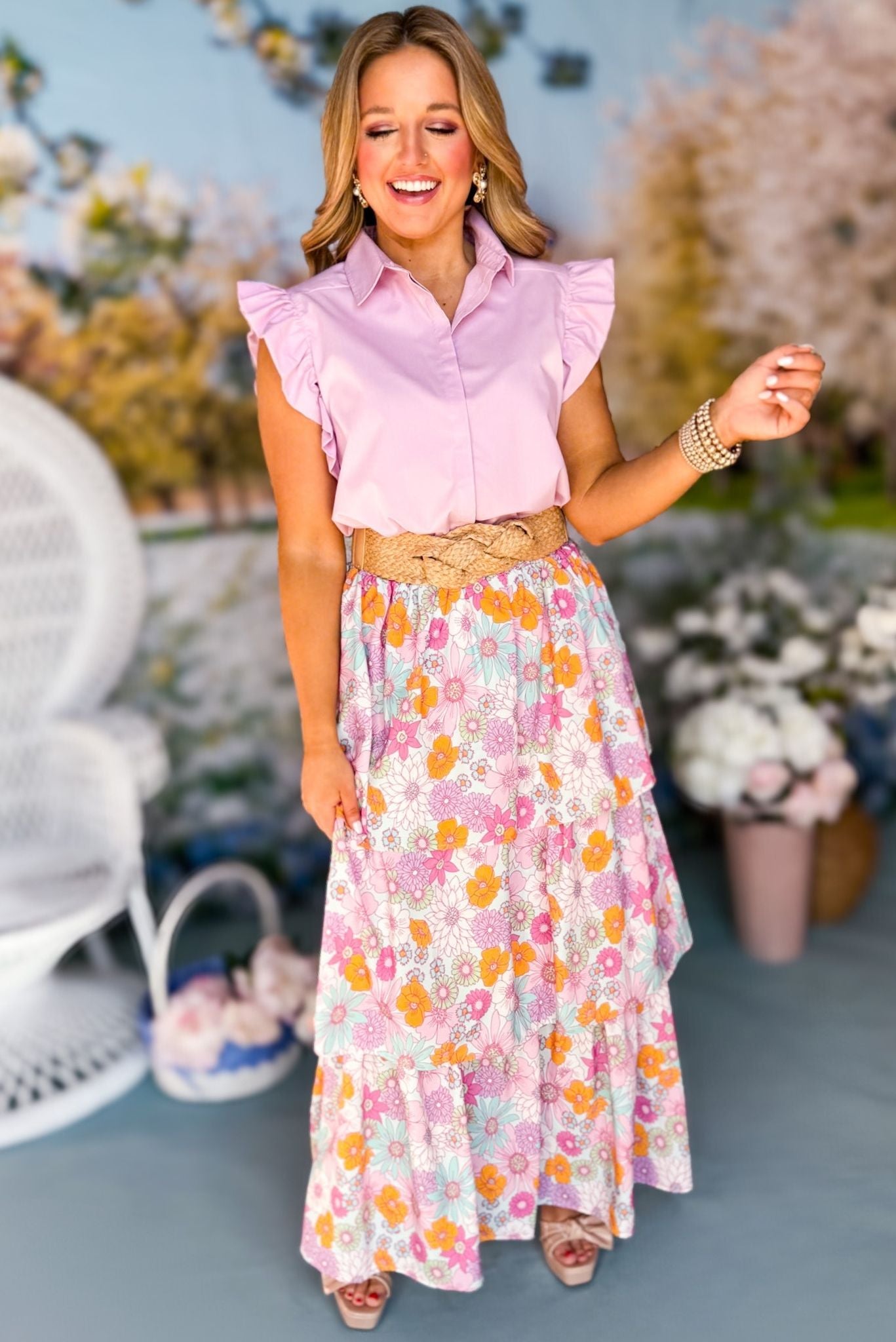 2024 SUMMER HOT✨The Ruffle Shoulder Top