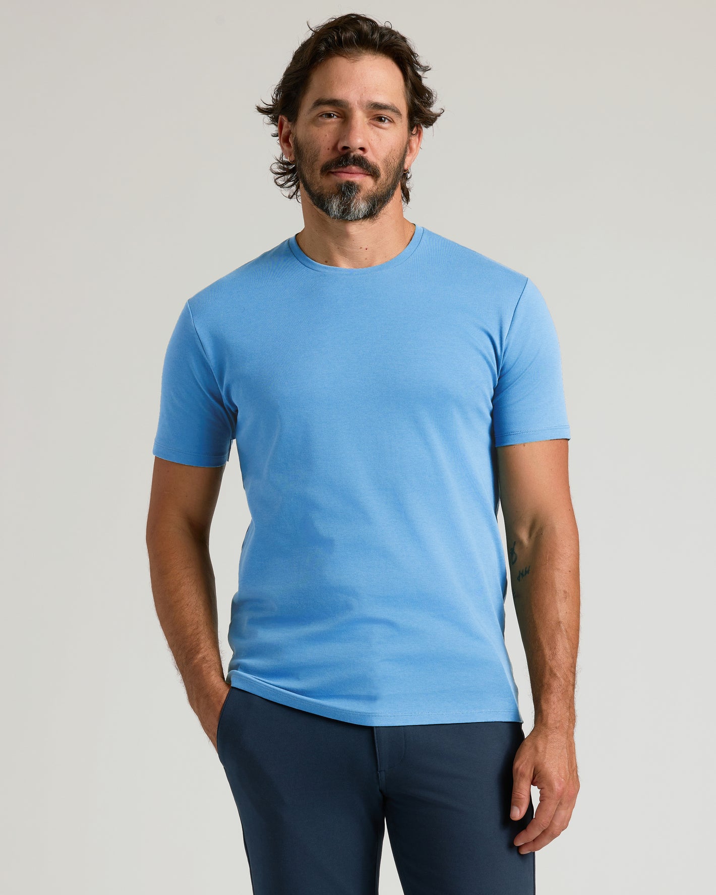 Premium Pima Crew Neck (2‑Pack, 4‑Pack )