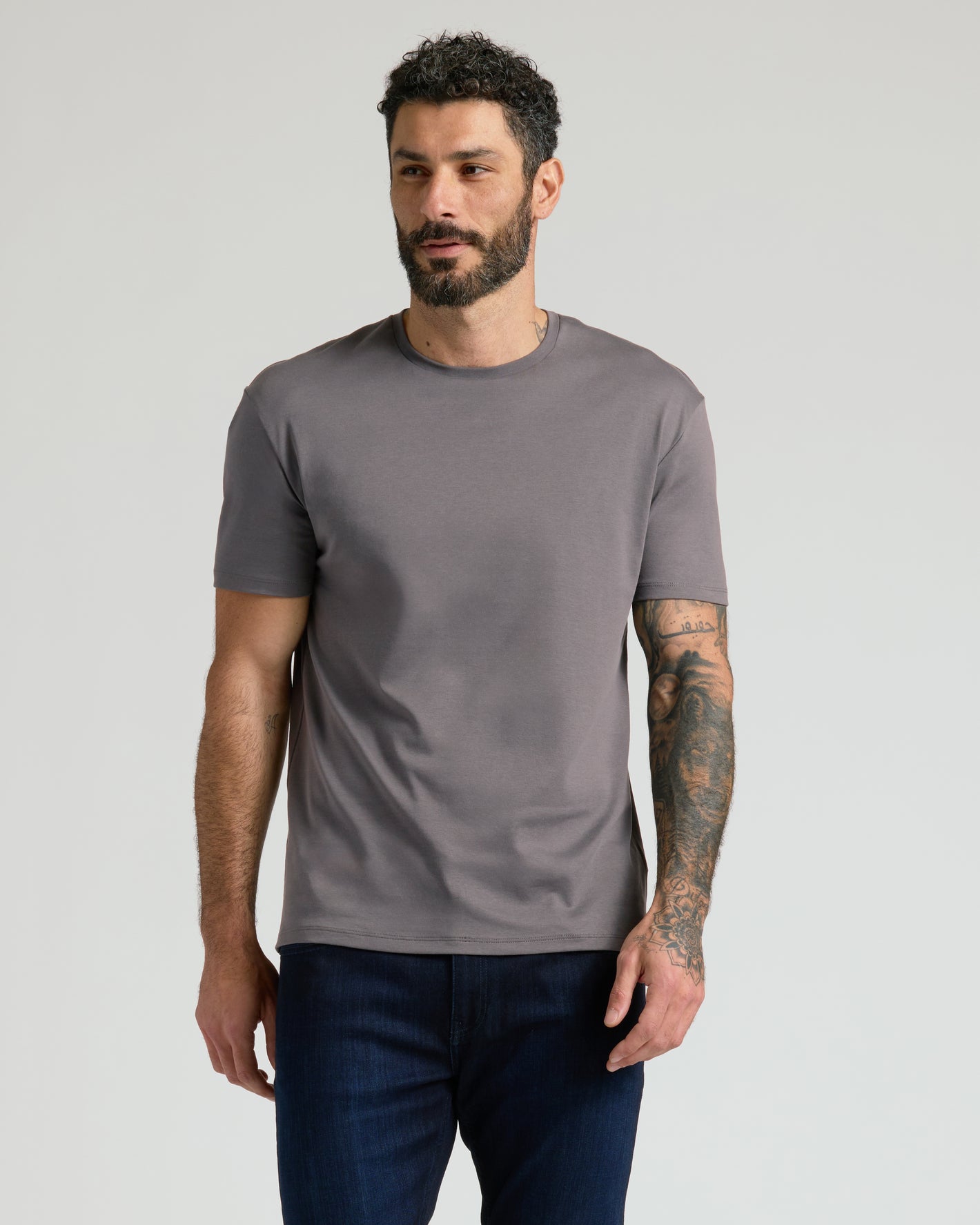 Premium Pima Crew Neck (2‑Pack, 4‑Pack )