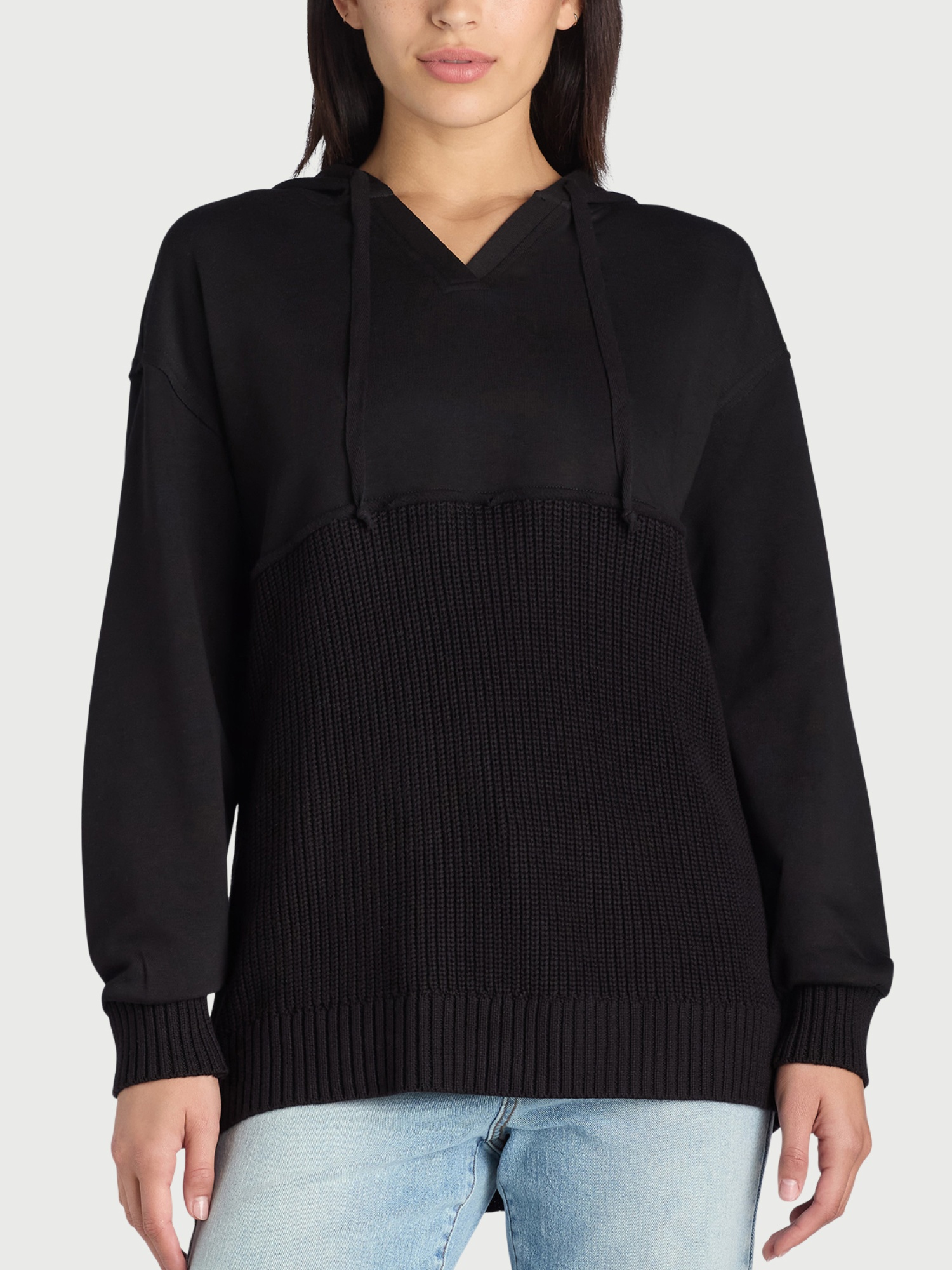 Casual Knitted Patchwork Hoodie (Buy 2 Free Shipping)