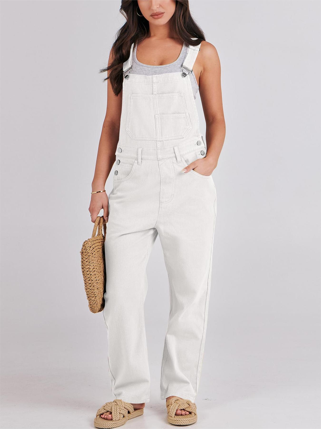 2023 New Comfortable Adjustable Shoulder Strap Suspender Jeans(Buy 2 Free Shipping)