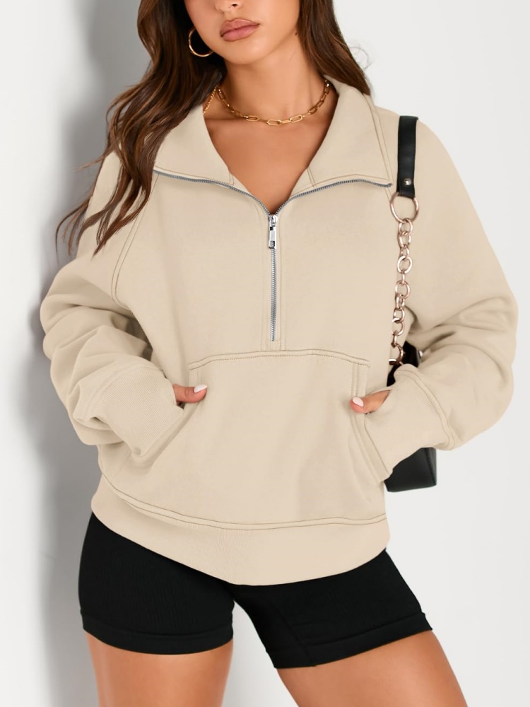 2024 Effortless Comfort Quarter-Zip Sweatshirt(50 OFF!!!)
