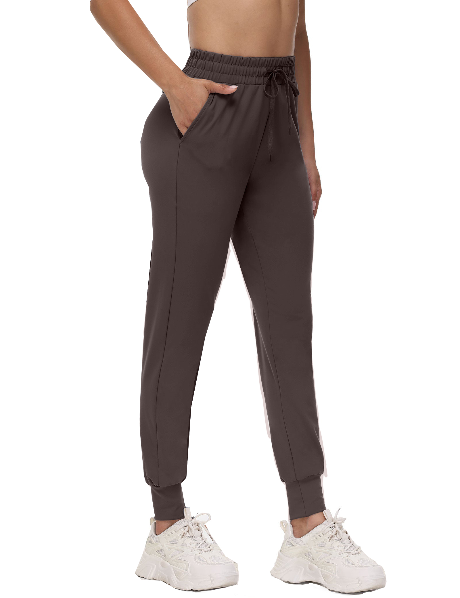 Women's Plus Size Joggers with Pockets - Comfy Sweatpants for Yoga Lounge Workout Pants