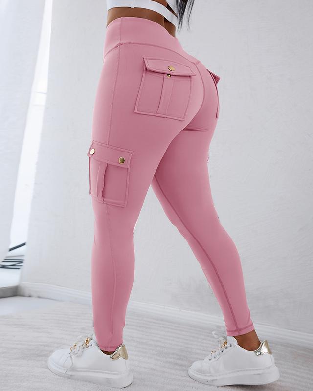 🔥Women's Pocket Sexy Stretch Leggings Fitness Track Pants
