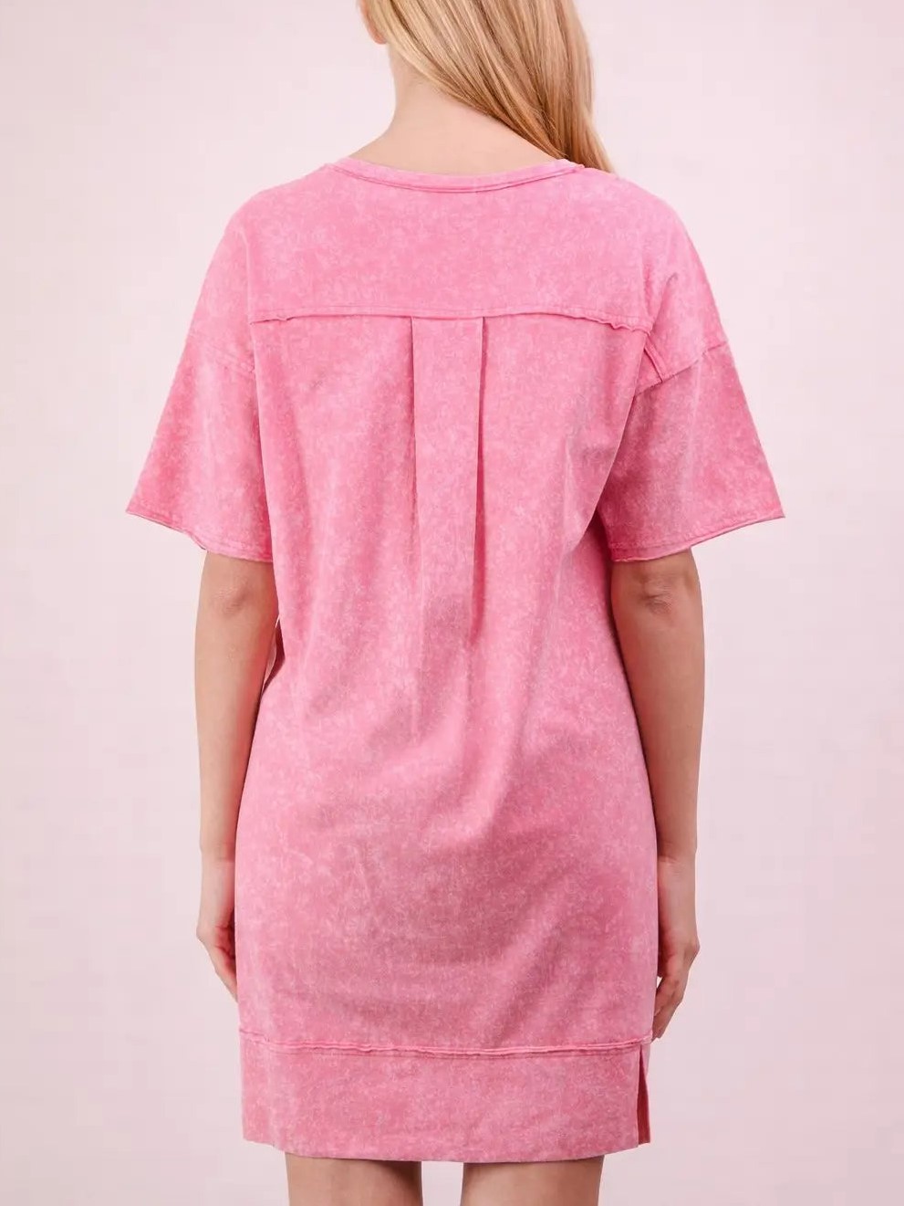 Women's Washed Oversized T-shirt Dress