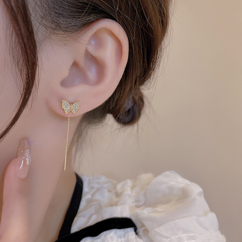 Shiny Fantasy Butterfly Earrings