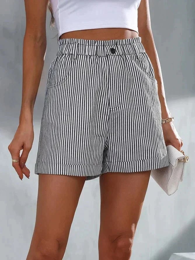 🔥Loose Casual Striped Shorts
