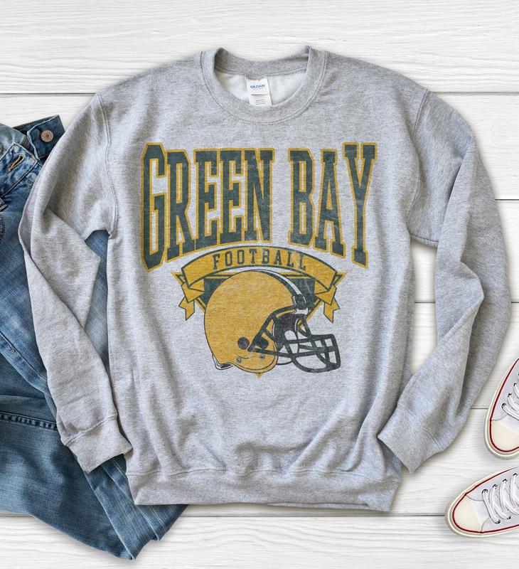 Vintage Hometown Football Graphic Sweatshirts