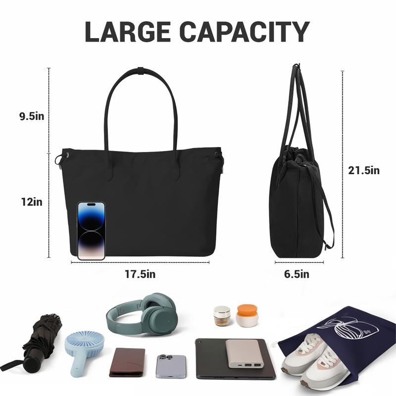 Versatile Large Capacity Tote Bag for Work & Travel