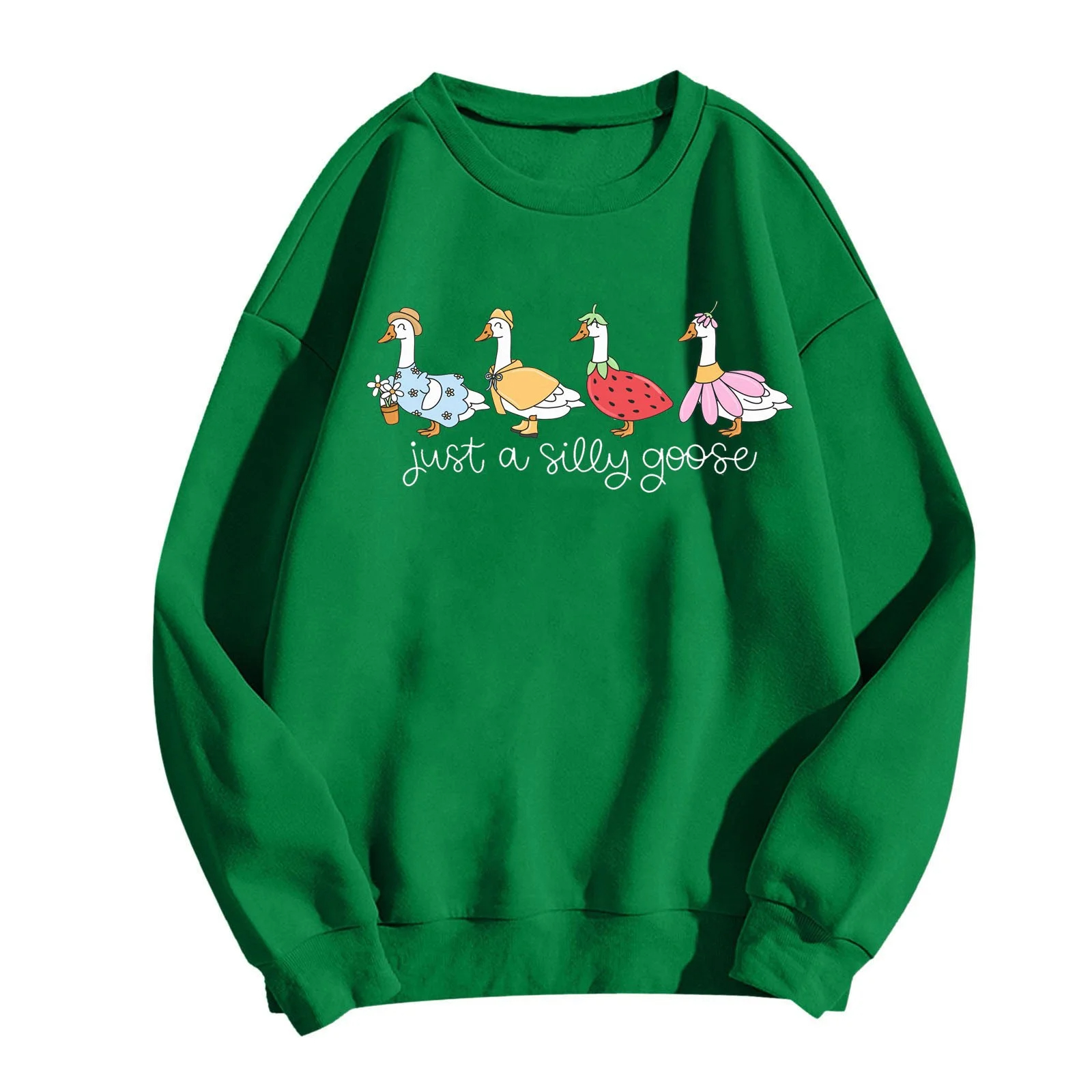 Just A Silly Goose Funny Graphic Sweatshirt