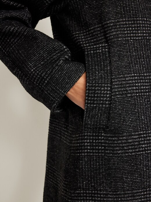 Women's Relaxed Button-Front Mac Coat