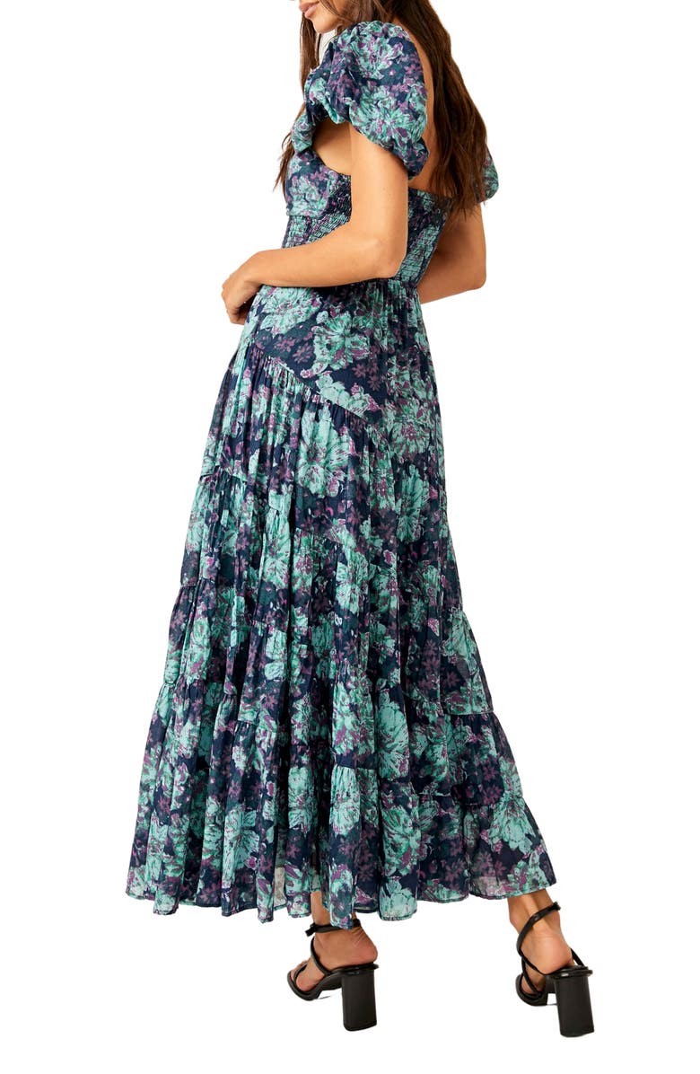 Sundrenched Floral Tiered Maxi Sundress