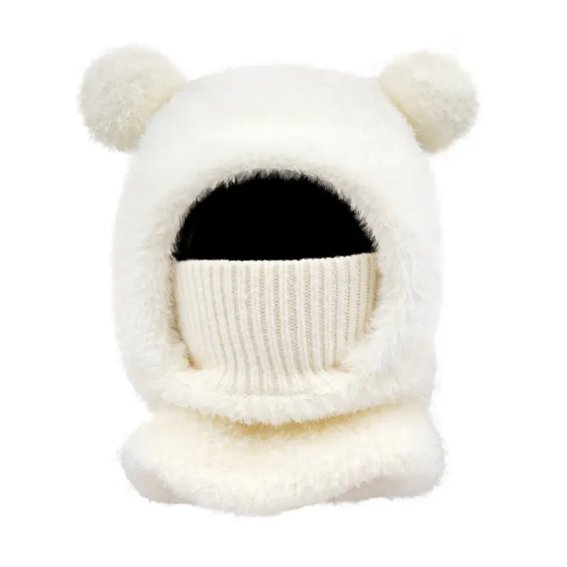 Cute Bear Ear Shape Warm Knitted Hat