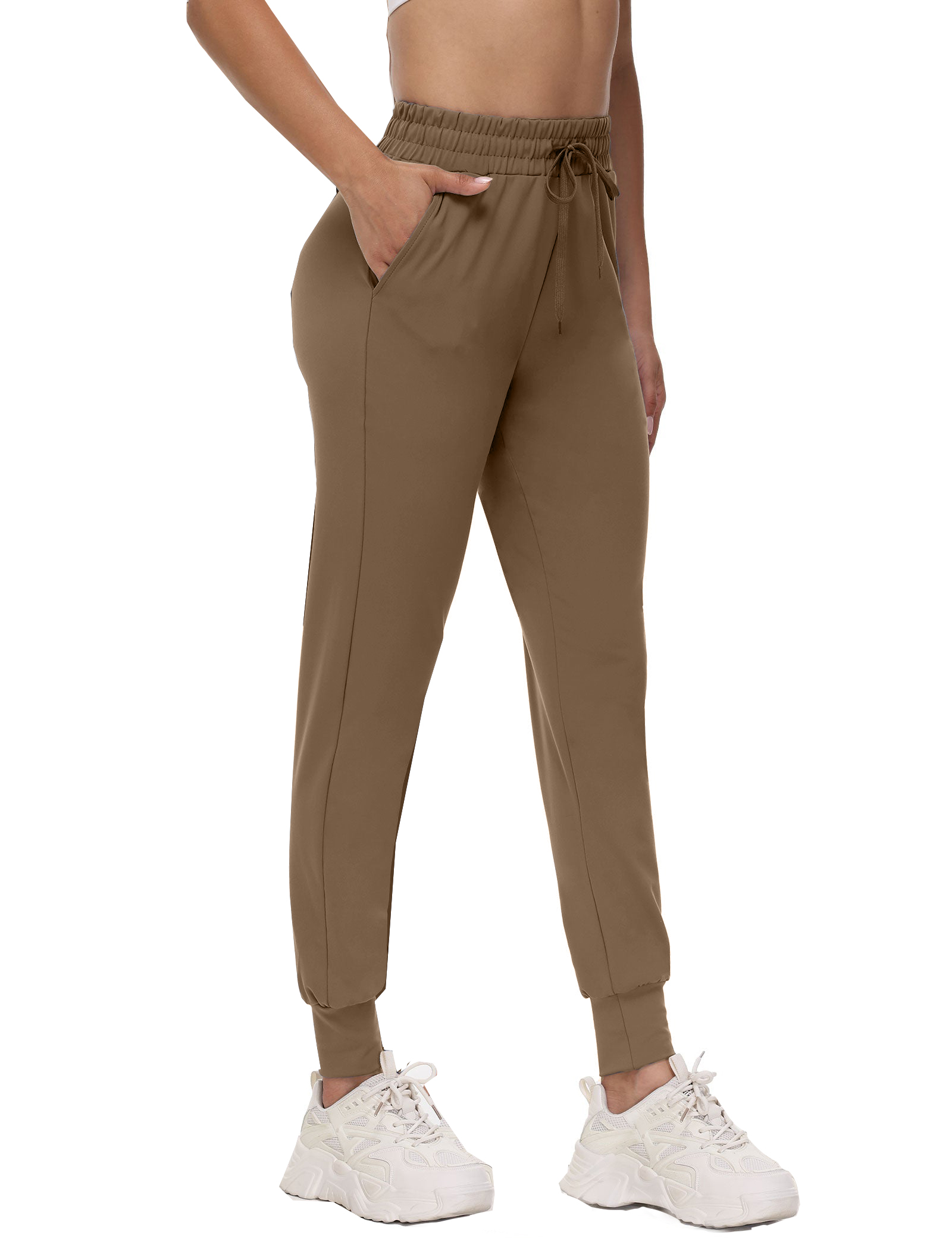 Women's Plus Size Joggers with Pockets - Comfy Sweatpants for Yoga Lounge Workout Pants