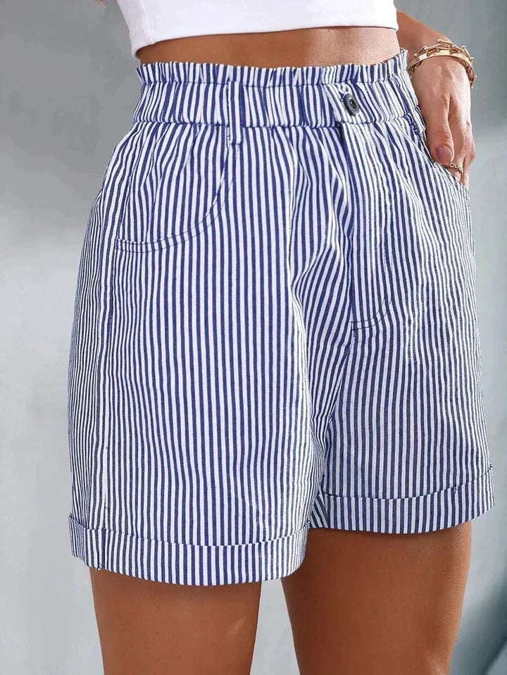 🔥Loose Casual Striped Shorts