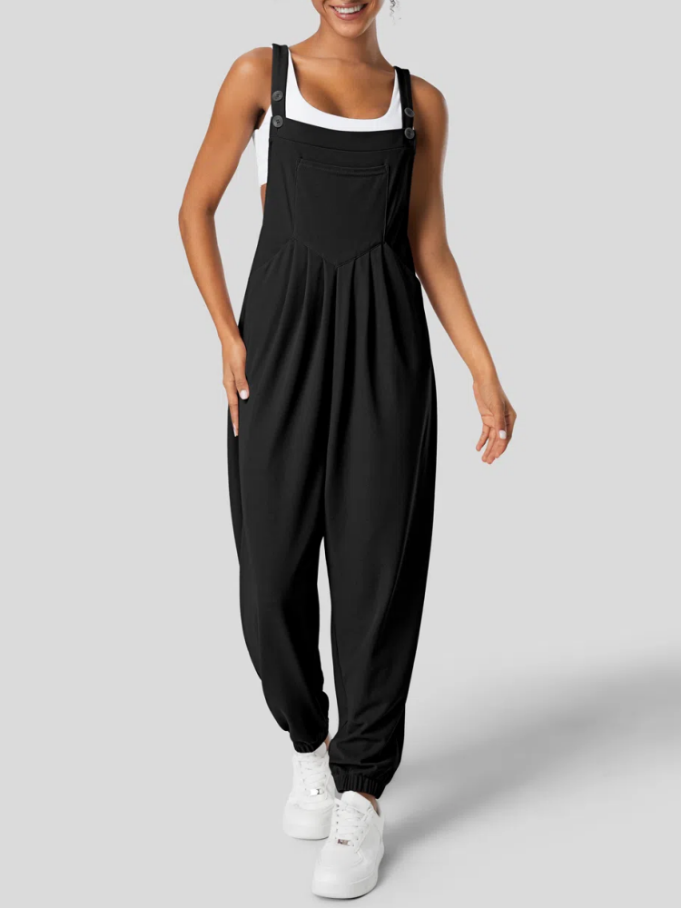 Adjustable Strap Button Multiple Pockets Casual Overalls (Buy 2 Free Shipping)