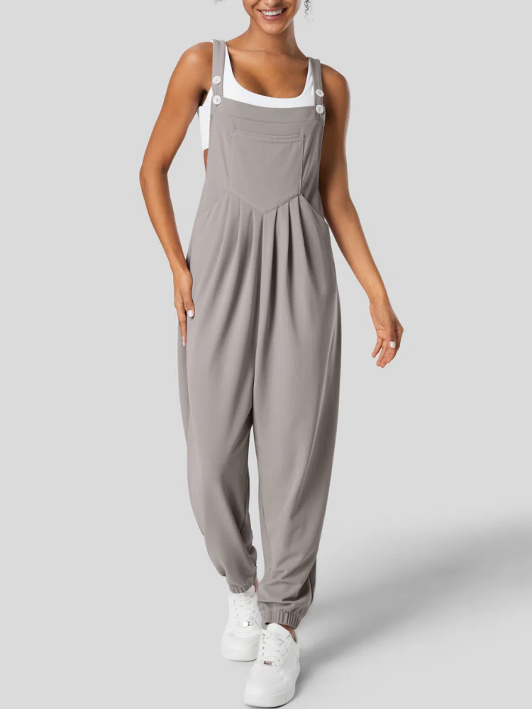 Adjustable Strap Button Multiple Pockets Casual Overalls (Buy 2 Free Shipping)