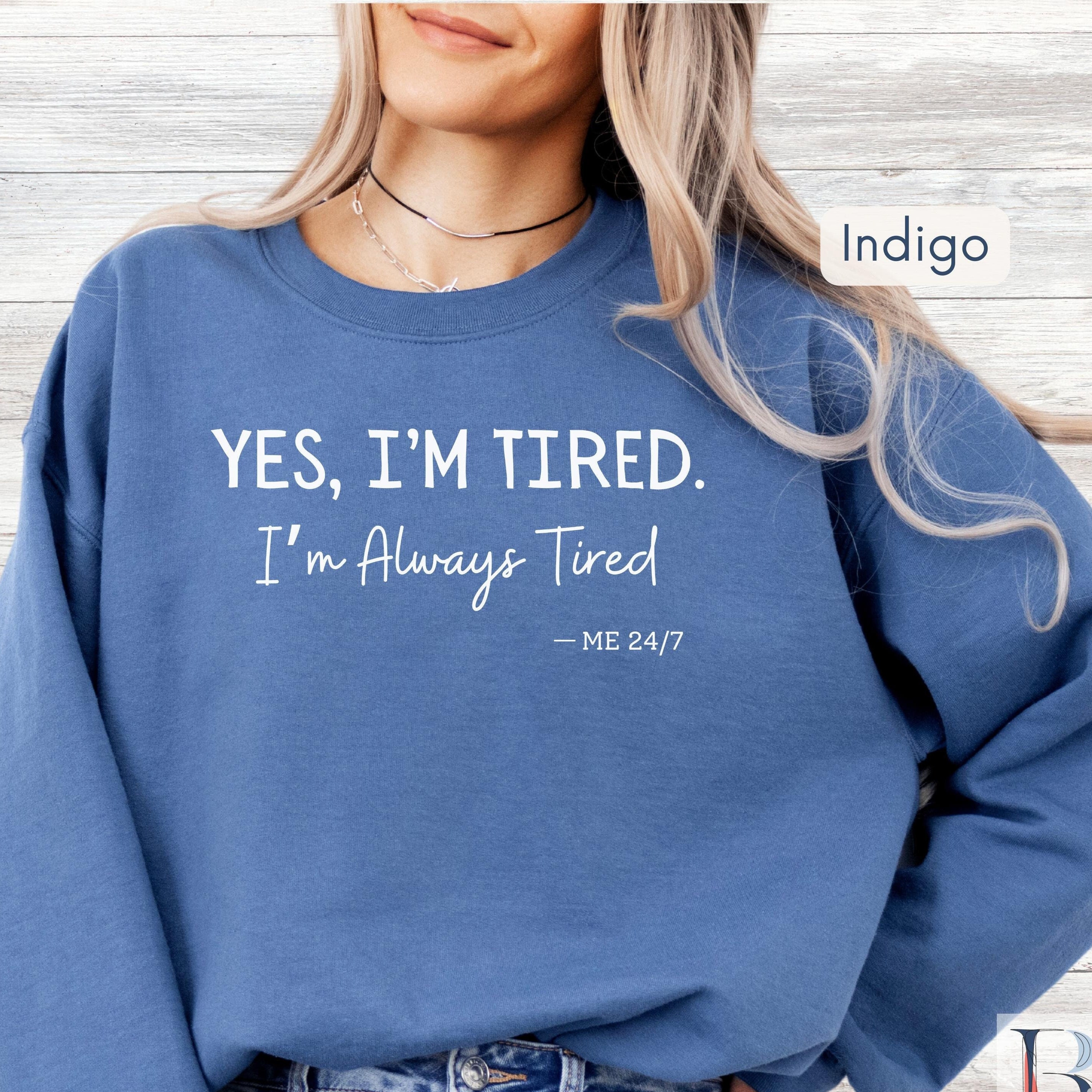 Funny Cozy TIRED Sweatshirt