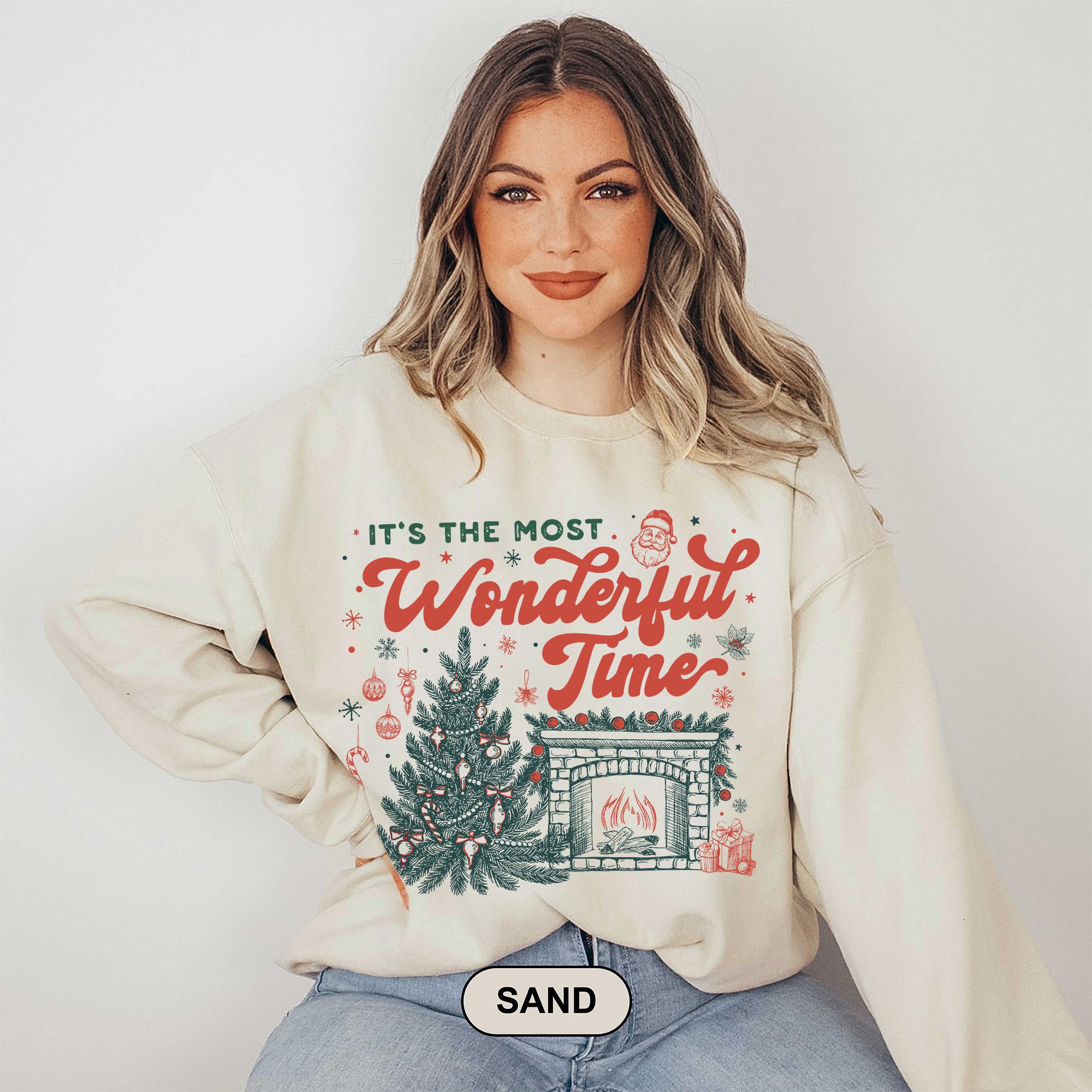 'It's the Most Wonderful Time of The Year' Vintage Christmas Sweatshirt