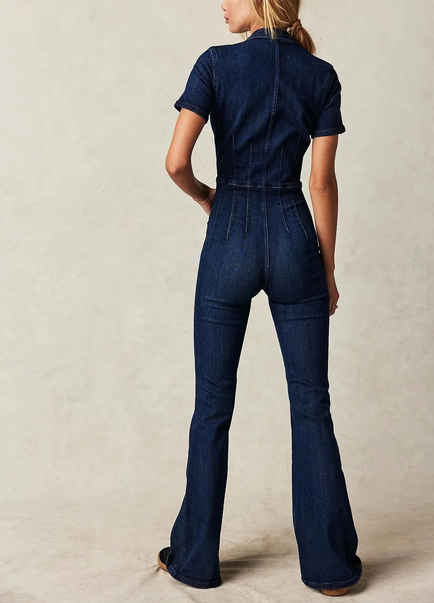 New🔥Women's  Flare Jumpsuit-hivebabe.com