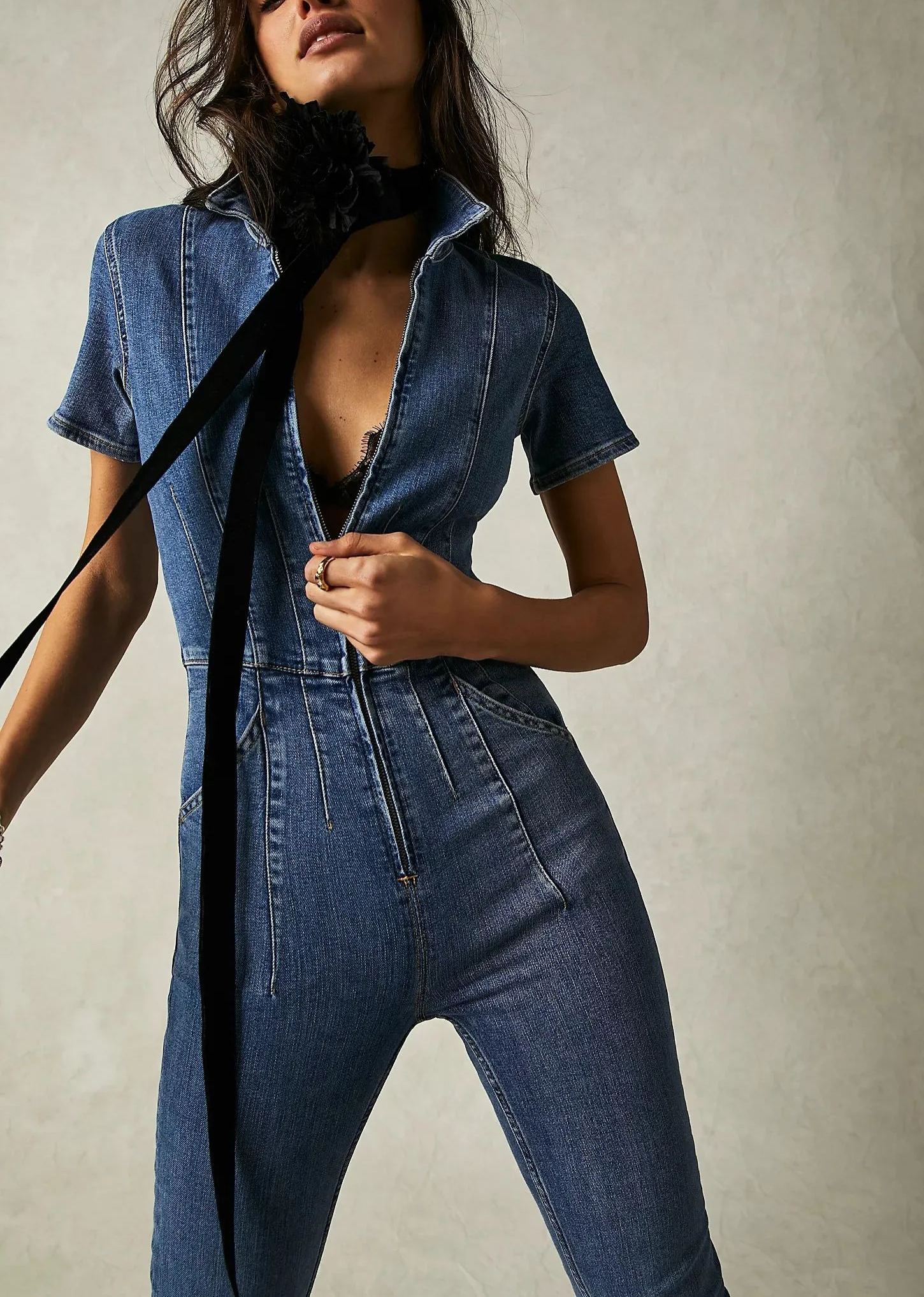 New🔥Women's  Flare Jumpsuit-hivebabe.com