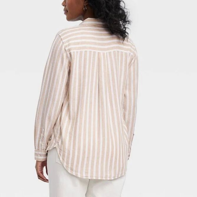 💝NEW🔥Women's Linen Long Sleeve  Shirt and High-Rise Shorts  (BUY 2 FREE SHIPPING)-hivebabe.com