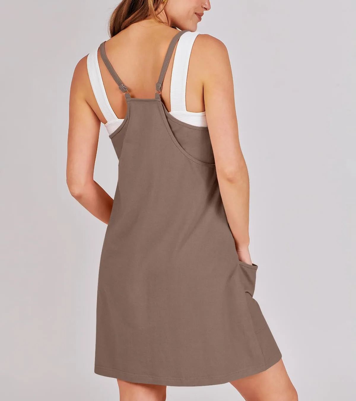 Women 2024 Summer Sleeveless  Casual Short Sundress