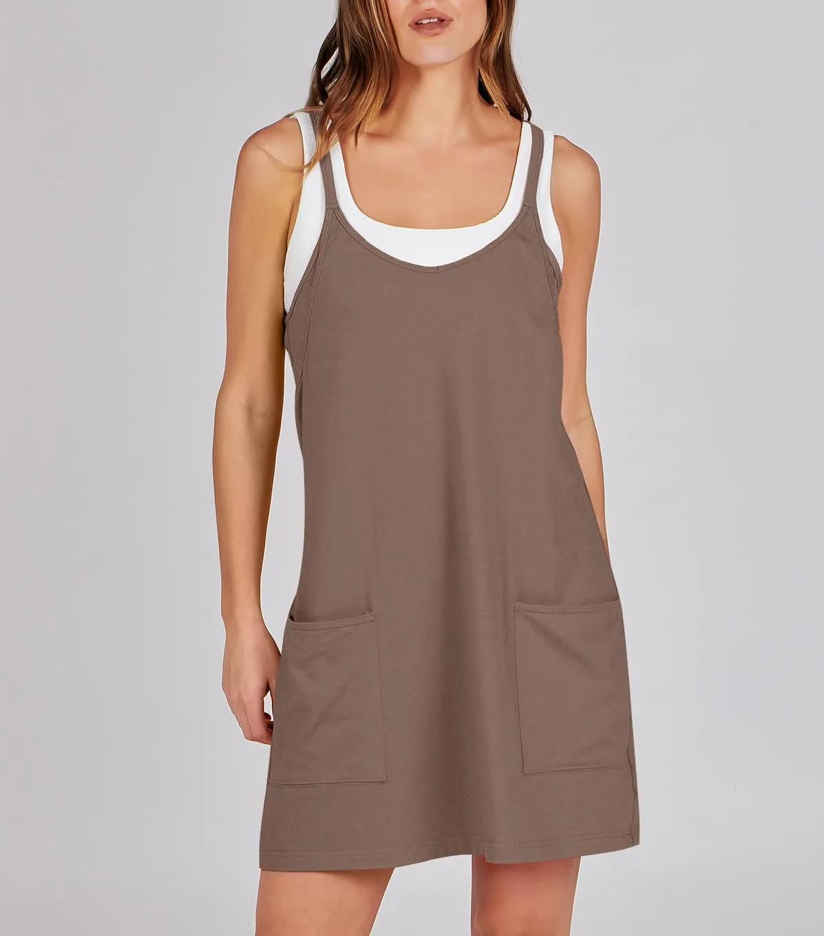 Women 2024 Summer Sleeveless  Casual Short Sundress