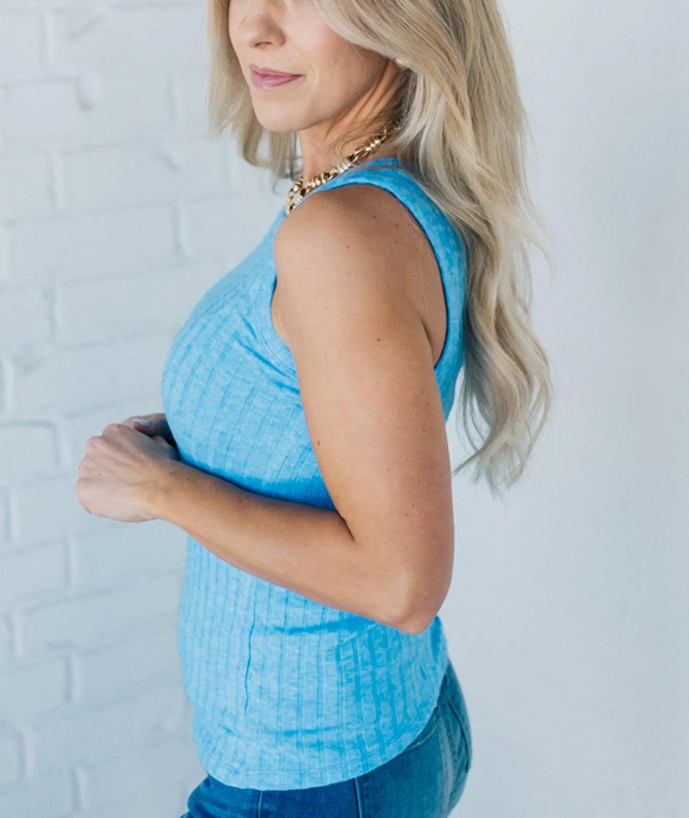 Jhett Brushed Scoop Neck Tank