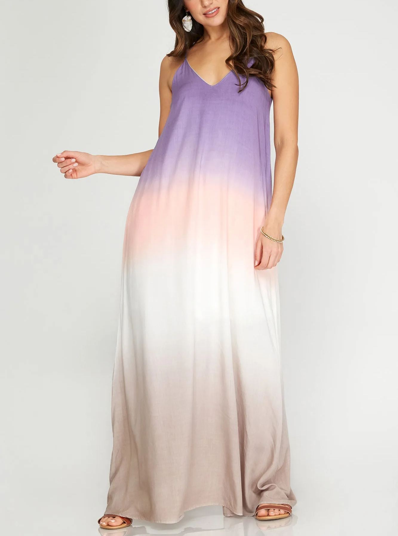 2024 HOT SALE-Ombre and Out Maxi Dress