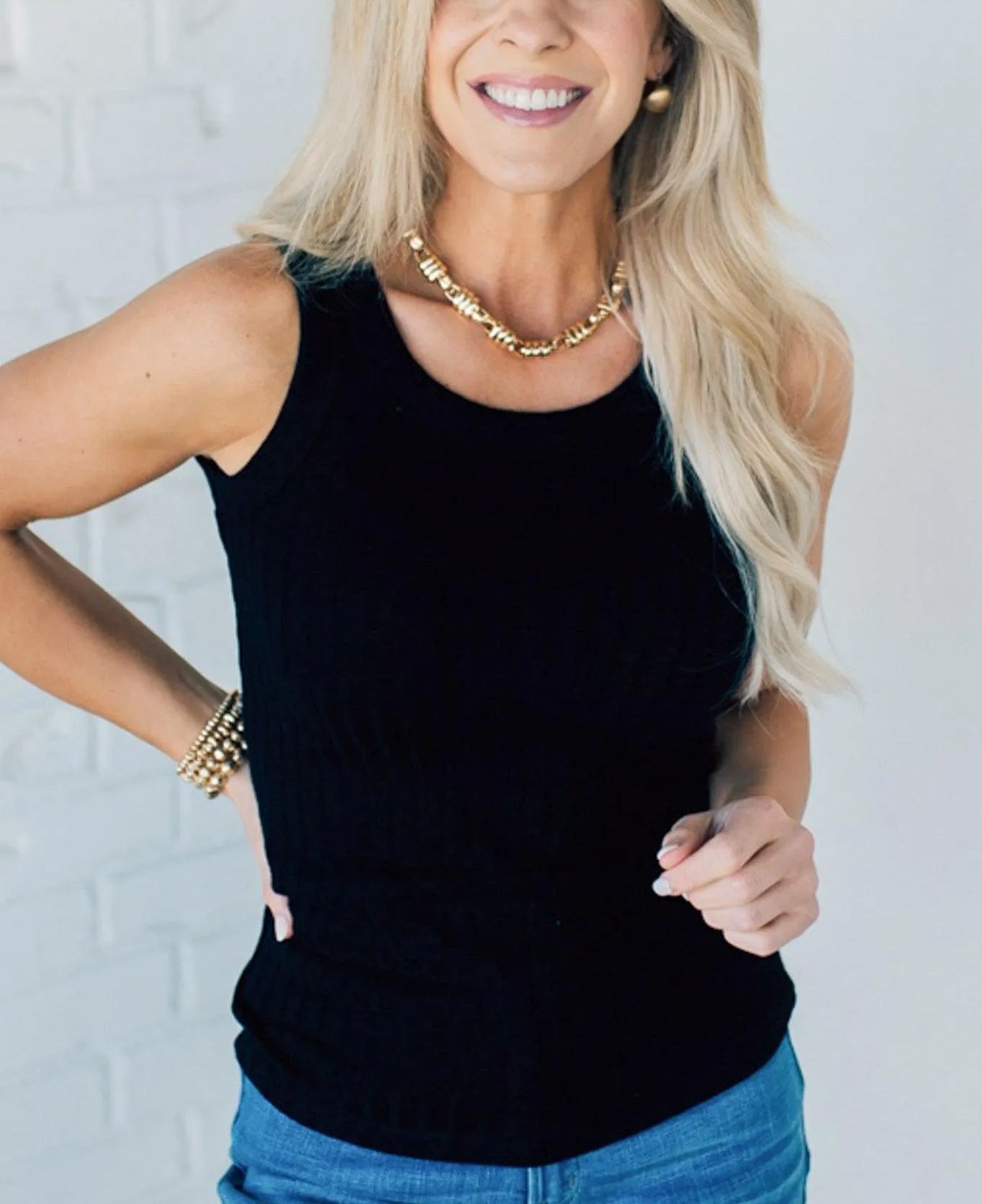 Jhett Brushed Scoop Neck Tank