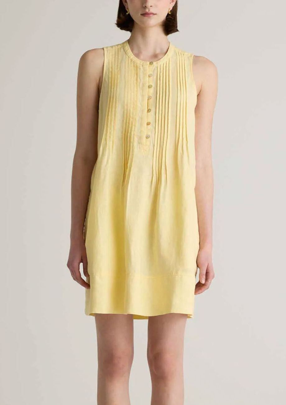 Women's Pintuck Mini Shift Dress