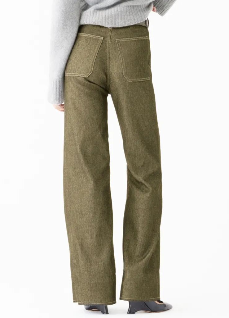 Women's Tummy Control Sailor Wide Leg Trouser