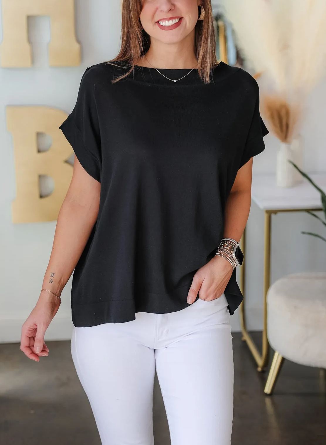 HOT SALE - 🌈2024 WOMEN'S CASUAL OVERSIZED BOAT NECK TOP (BUY 2 FREE SHIPPING!!!)