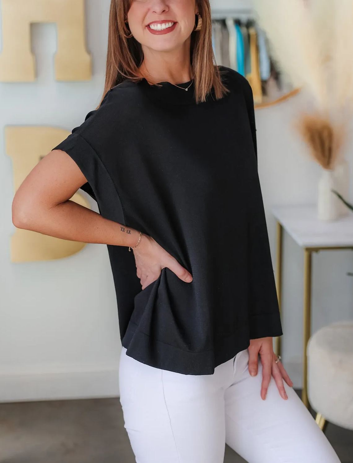 HOT SALE - 🌈2024 WOMEN'S CASUAL OVERSIZED BOAT NECK TOP (BUY 2 FREE SHIPPING!!!)