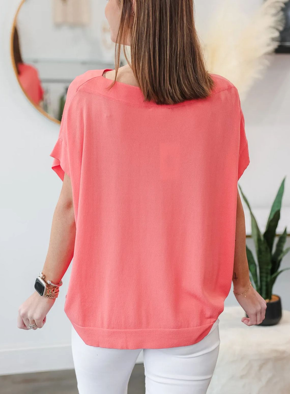 HOT SALE - 🌈2024 WOMEN'S CASUAL OVERSIZED BOAT NECK TOP (BUY 2 FREE SHIPPING!!!)