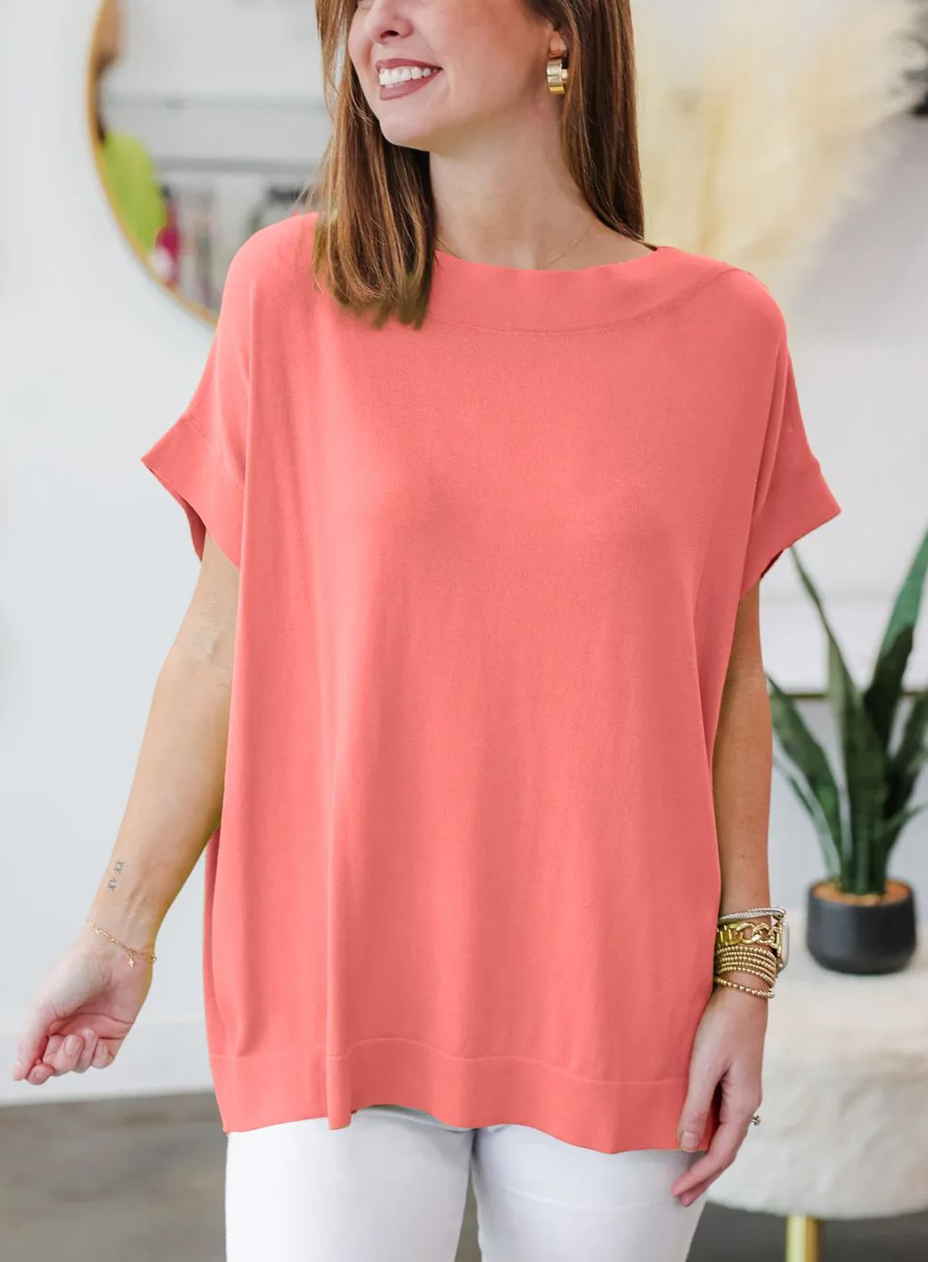 HOT SALE - 🌈OVERSIZED BOAT NECK TOP (37% OFF TODAY!)