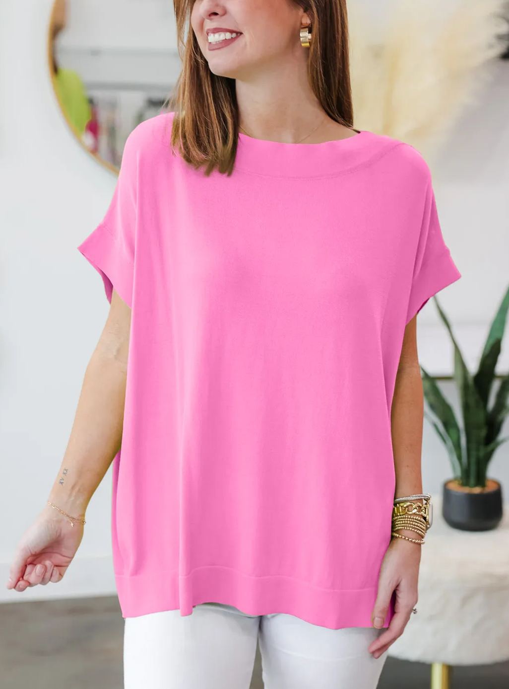 HOT SALE - 🌈OVERSIZED BOAT NECK TOP (37% OFF TODAY!)