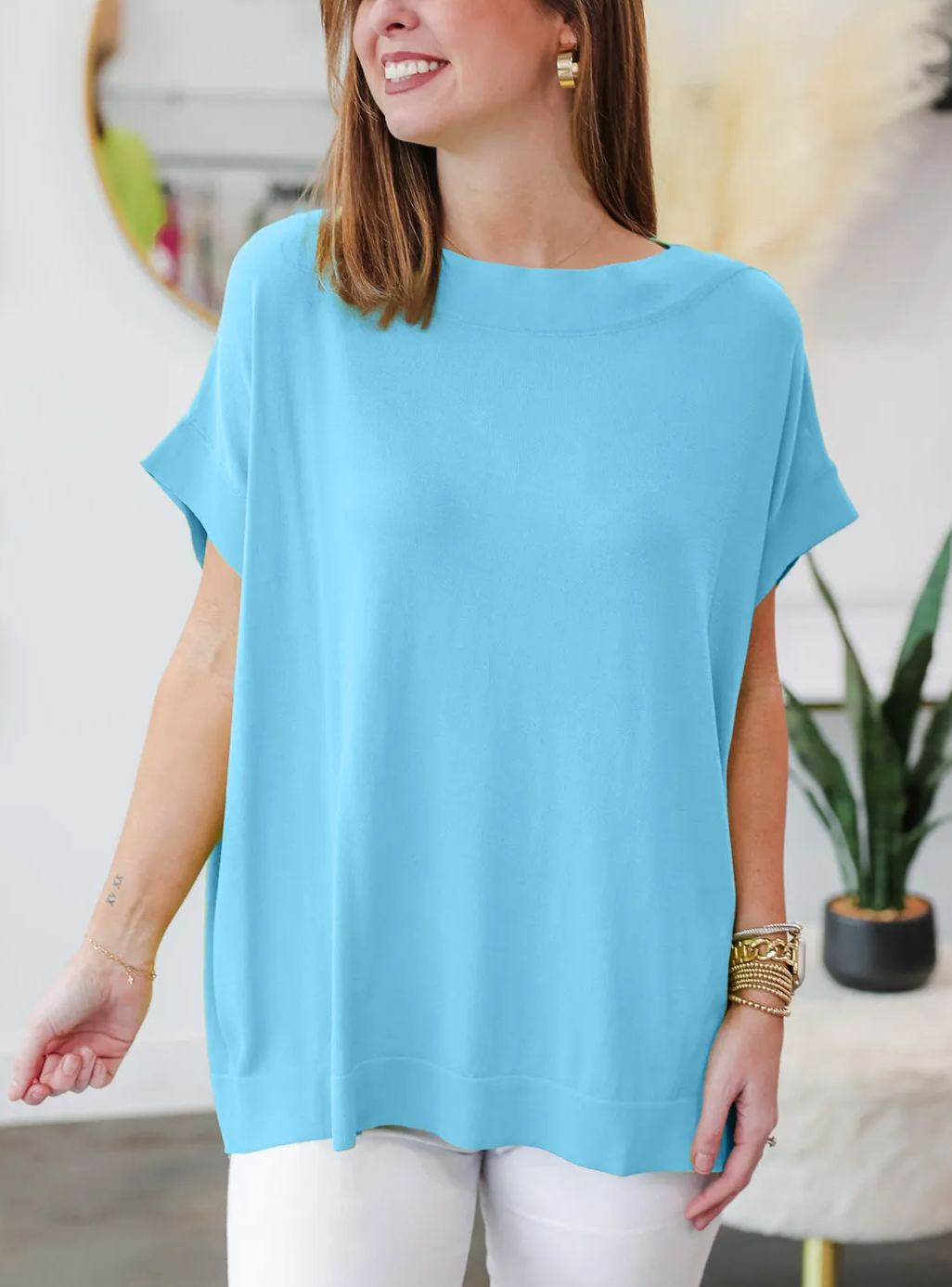 HOT SALE - 🌈OVERSIZED BOAT NECK TOP (37% OFF TODAY!)
