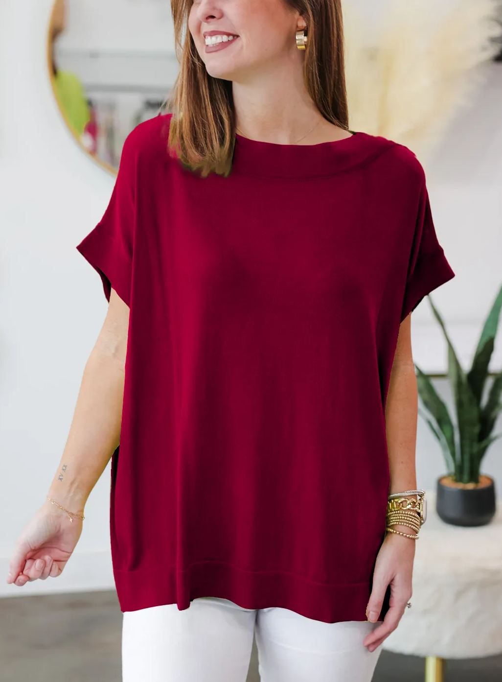 HOT SALE - 🌈OVERSIZED BOAT NECK TOP (37% OFF TODAY!)