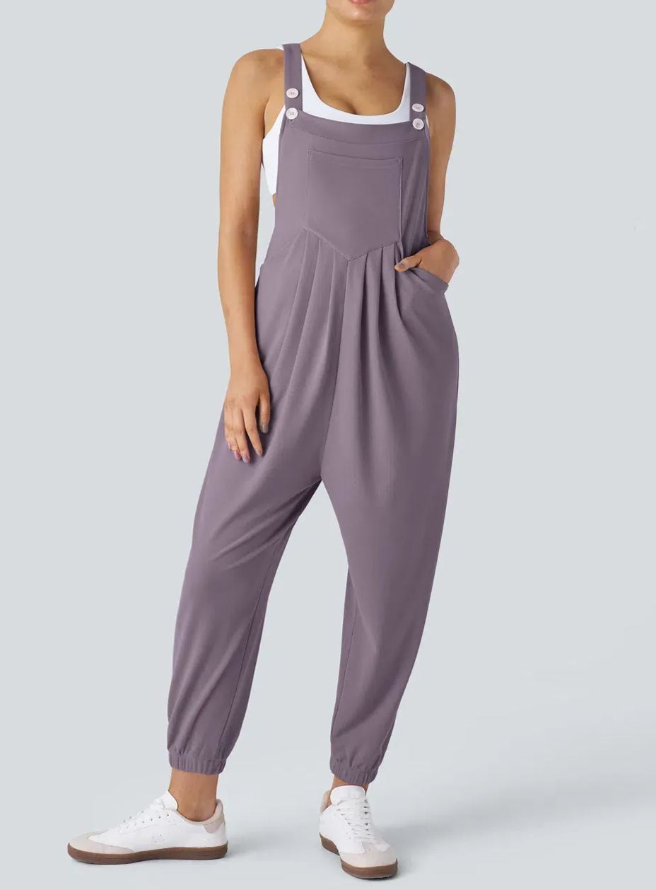 Adjustable Strap Button Multiple Pockets Casual Overalls (Buy 2 Free Shipping)
