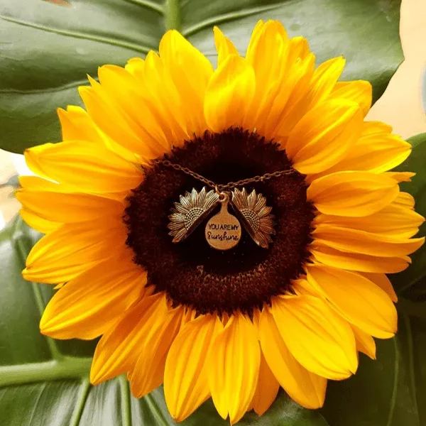 🎄Christmas Pre-sale🎁"You Are My Sunshine" Sunflower Necklace🌻