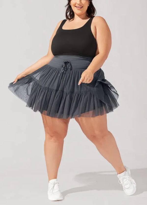 Tiered Skort With Pockets (BUY 2 FREE SHIPPING)