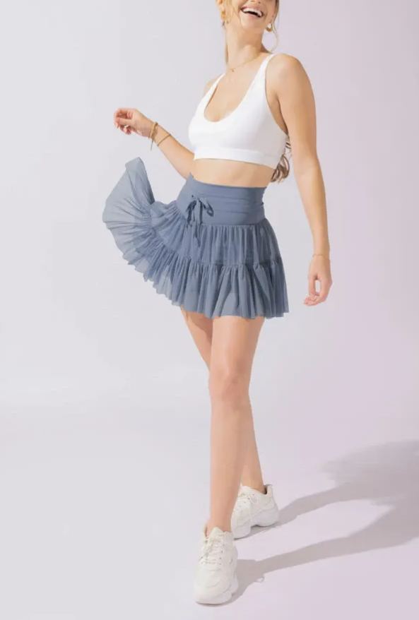 Tiered Skort With Pockets (BUY 2 FREE SHIPPING)