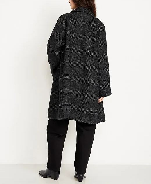 Women's Relaxed Button-Front Mac Coat