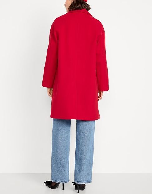 Women's Relaxed Button-Front Mac Coat