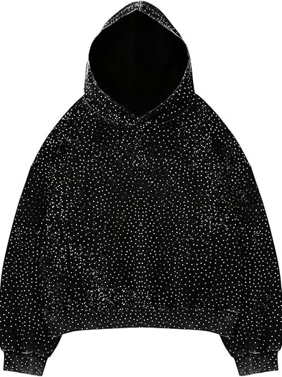 Women's Glitter Long Sleeve Hoodies