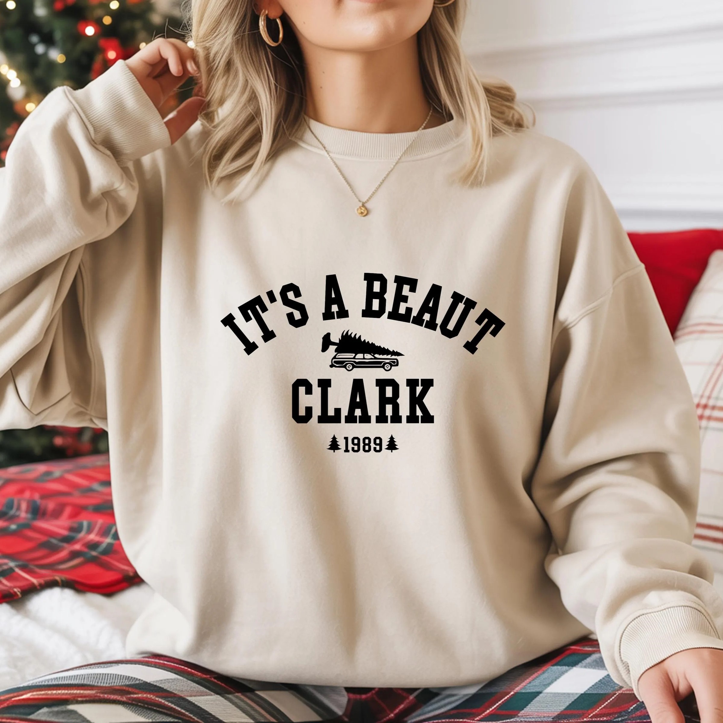 "It’s A Beaut Clark 1989" Retro Christmas Sweatshirt