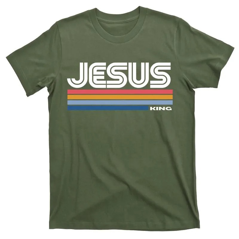 “Jesus King” Retro Christian T-Shirt